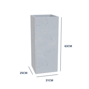 DONICA Betonowa 31x25x63cm Na Kwiaty